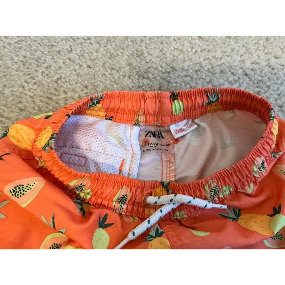 Zara baby boys swim trunk shorts size 12-24 months‎